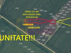 Teren aproape de Bucuresti langa padure intre case